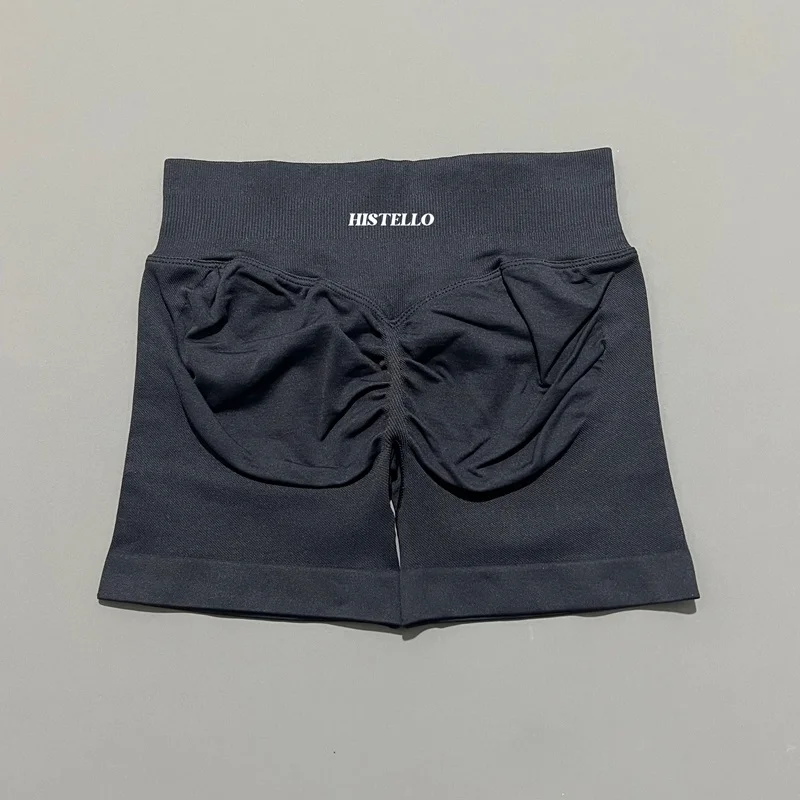 HISTELLO Impact Shorts Df Substitute High Waist Damen Yoga Workout Shorts Nahtlose Leggings Stretch Fitness Gym Laufshorts – Detail 19