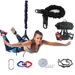 Home Gym Fly Dance Cord with Bungee Cords, Workout Fitness Kit