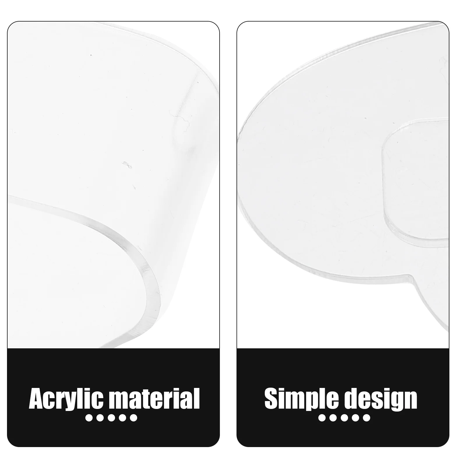 2 قطعة لوحات طلاء الأظافر المهنية الاكريليك شفافة خلط صواني مانيكير عرض لوحات لفن الأظافر و