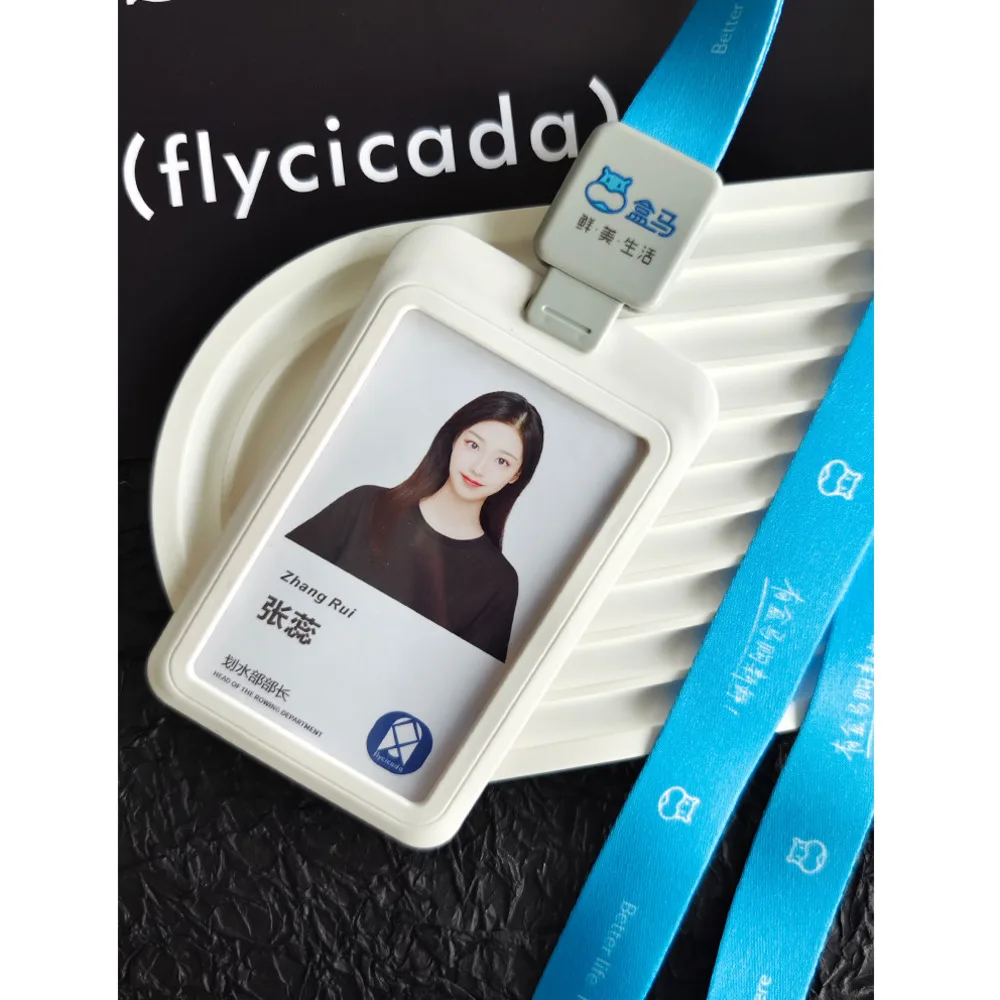 2-Pack Multi-color Optional Work ID Card Holders - Campus Badges, Employee ID Tags Staff Number Plates & Identification Tags