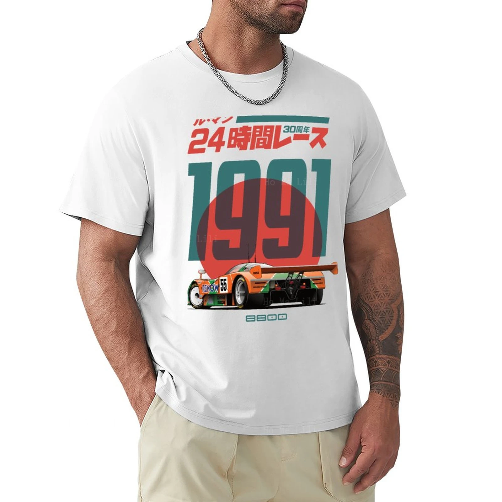 Mazda 787b 30th Le Mans T-Shirt New Edition Anime T-Shirt For Men Cotton Mens Clothing