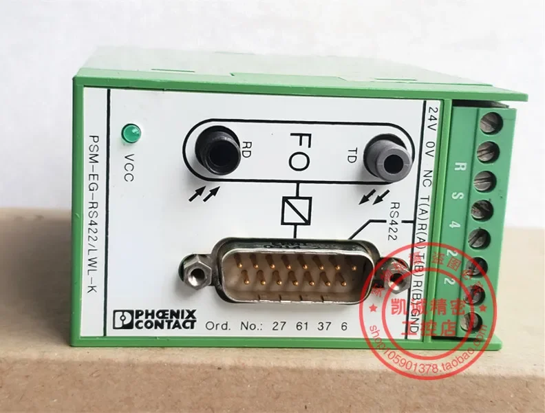 2025.4Original importierter Phoenix-Controller PSM-EG-RS422/LWL-K Artikelnummer 2761376