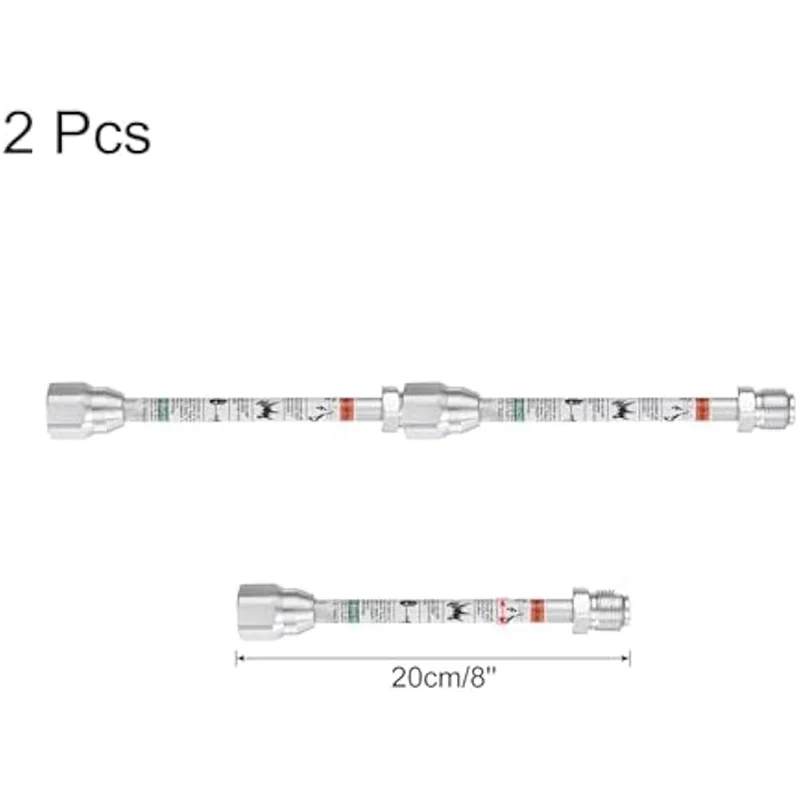 

J1UL1N 2Pcs 20Cm/8Inch Airless Paint Sprayer Tip Extension Pole Rod Painting Anti-Corrosion Airless Paint Sprayer Extension Rod