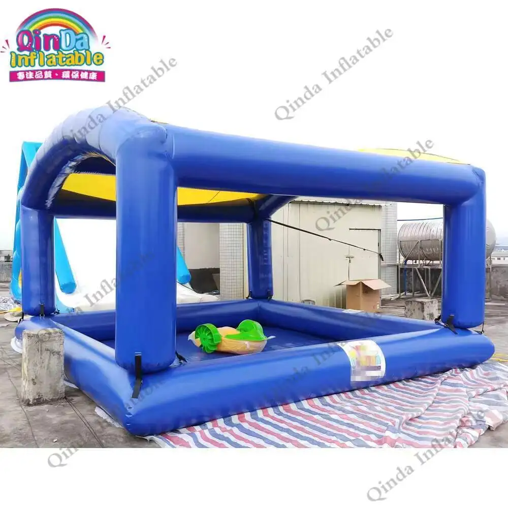 

0,9 мм ПВХ брезент надувной чехол палатка для бассейна 5 м надувной бассейн с крышкой для палатки