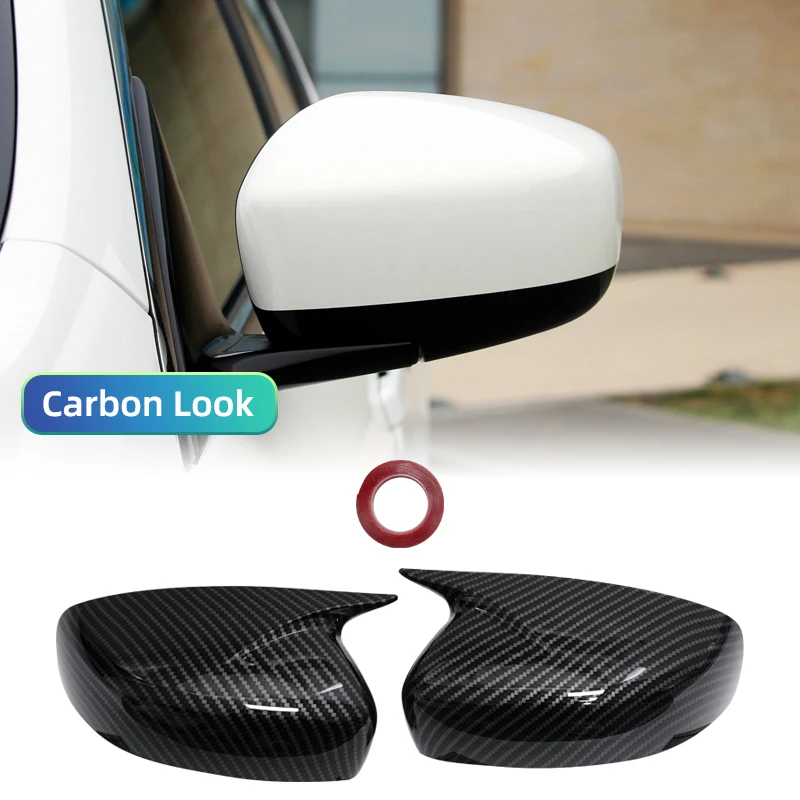 ل إنفينيتي G25 G37 Q40 Q60 2008-2013 سيارة الرؤية الخلفية غطاء مرآة جانبية غطاء الجناح الباب الخارجي مرآة الرؤية الخلفية غطاء الملحقات