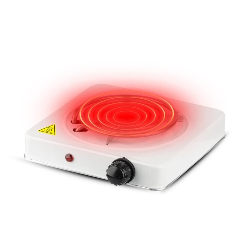 Electric Hot Plate for Cooking Portable Single 1000W Cast Iron hot plates Heat-up in Seconds Temperature Dropship