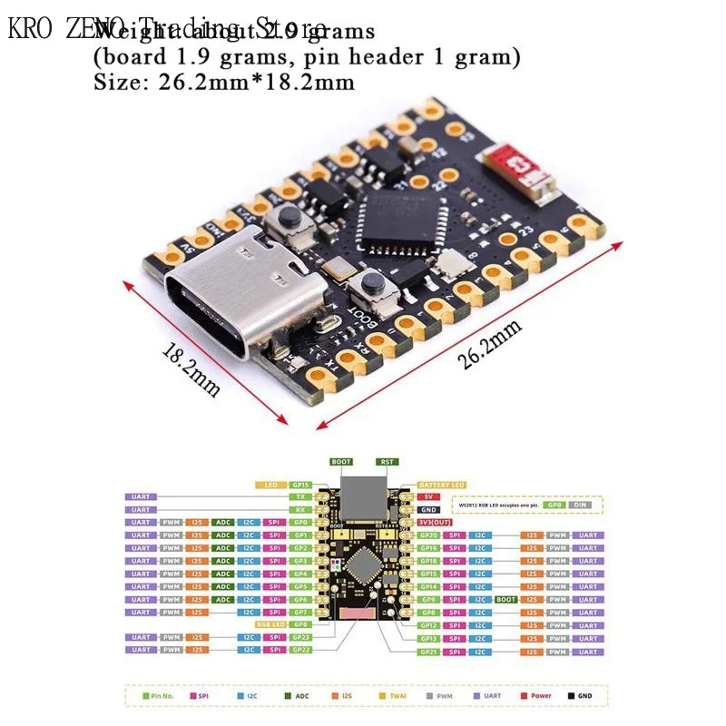 ESP32-C6 SuperMini Development Board Microcontroller Programming Learning Controller Core Board