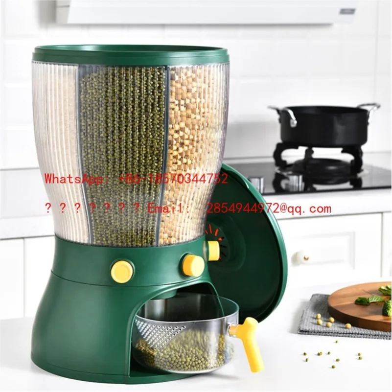 L Multi Functional Rotating Covered Storage Box, Moisture-proof and Insect Proof