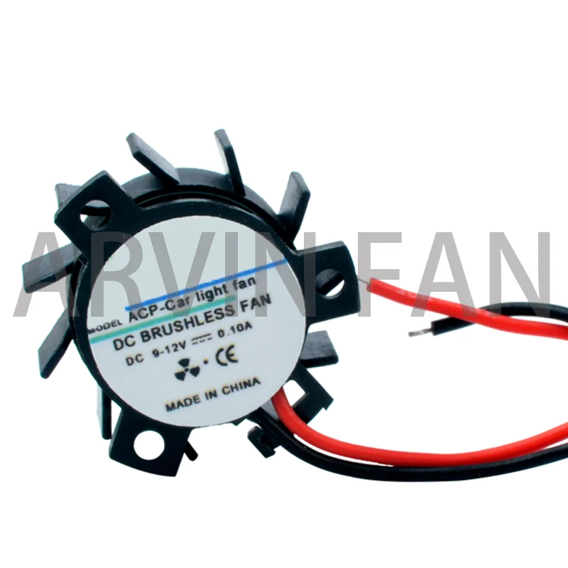 

Brand New Original 9V 12V Diameter 23mm Hole Spacing 17mm Miniature Cooling Fan For Automotive LED Lighting