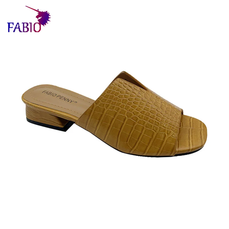 African Mom 2025 Popular Fashion exquisite carp print women mid-heel slippers Casual holiday women slippers Summer women Shoes image 2