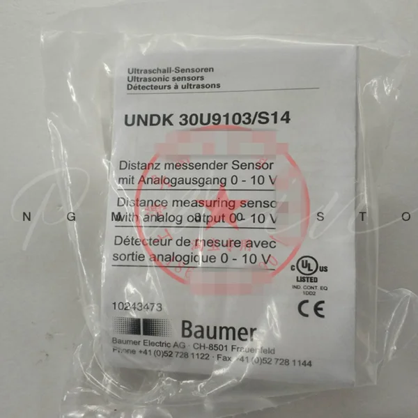 

1pc New Fit Ultrasonic Sensor Undk 30u9103s14 Brand New Original Spot Plc