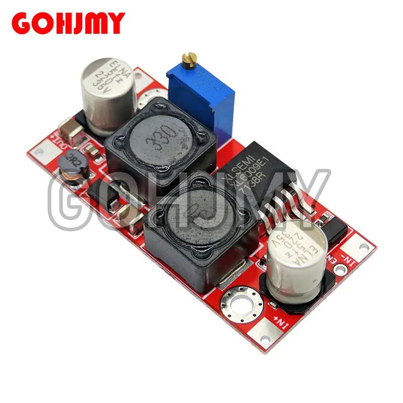 Przetwornica obniżająca napięcie DC-DC regulowany stopniowany konwerter XL6009 moduł zasilania 20W 5-32V do 1.2-35V o wysokiej wydajności niskie tętnienia