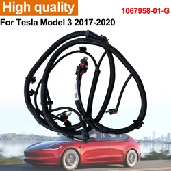 NEW 1067958-01-G For Tesla Model 3 2017-2020 Front Bumper Park Assist Sensor Reversing Radar Wiring Harness 106795801G Car Parts
