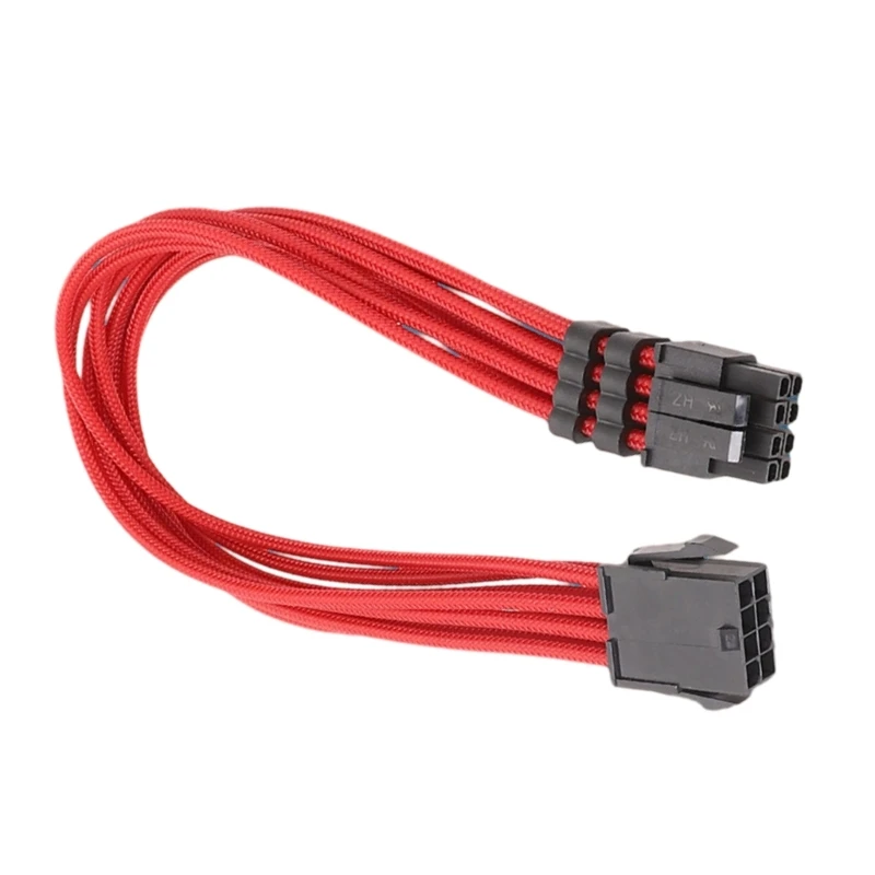 8Pin Computer Mainboard Extension Cable Braided Cable CPU 8Pin to 8pin 4+4pin P9JB