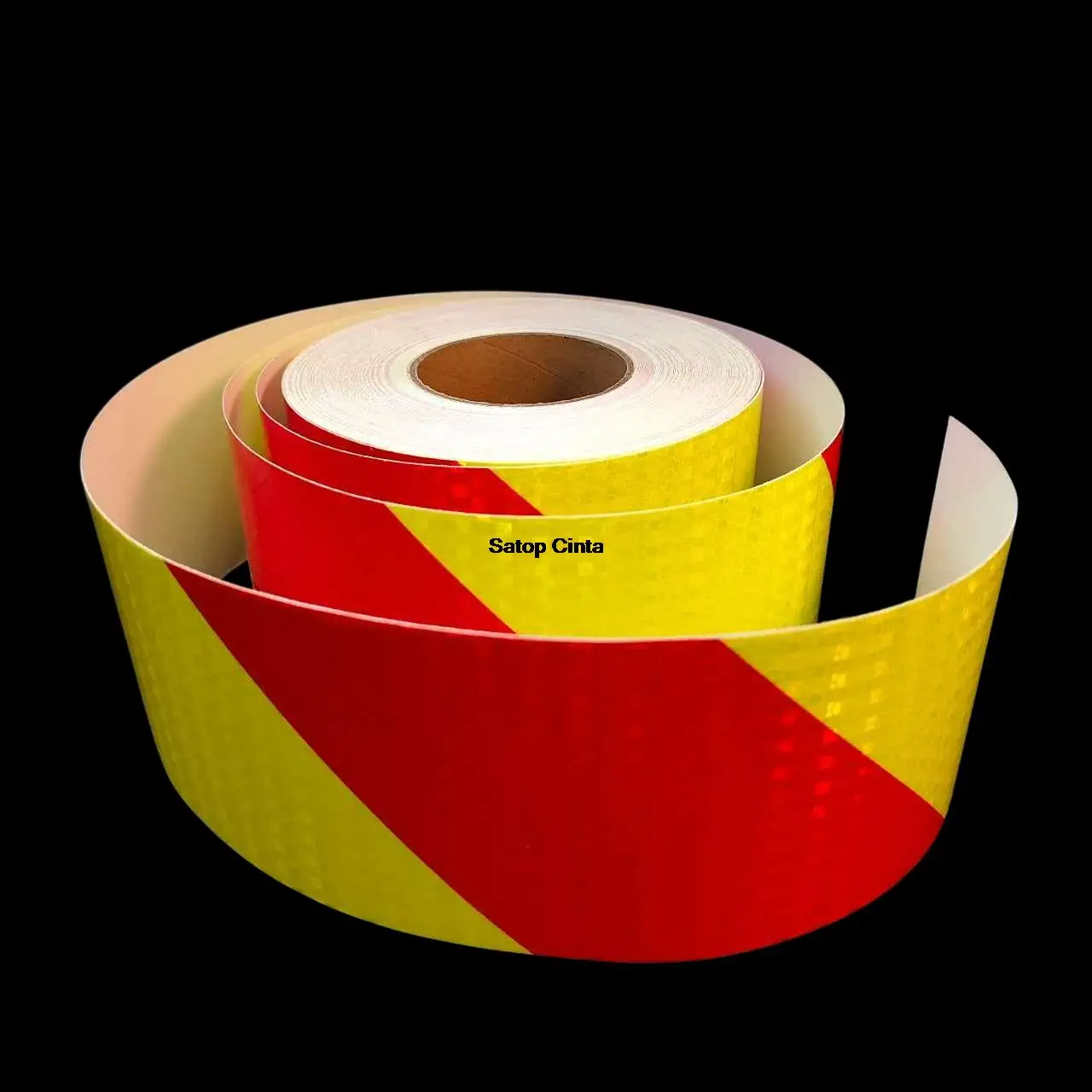 5cm/10cm/15cm/20cm*5M Fluorescent-Yellow-Red Reflective Car Sticker Right Twill Honeycomb PVC Reflector Material Waterproof Tape