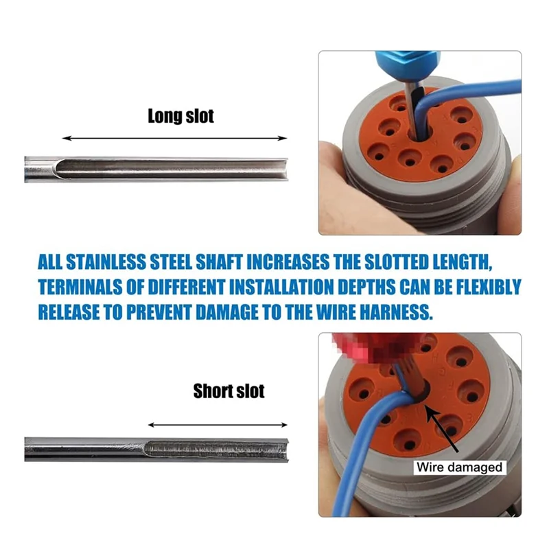 DRK-20DTM DRK-16DT DRK-12DTP met ST5231 Deutsch Pin Removal Tool DRK-RT1B, Connector Release Tool-ABQU
