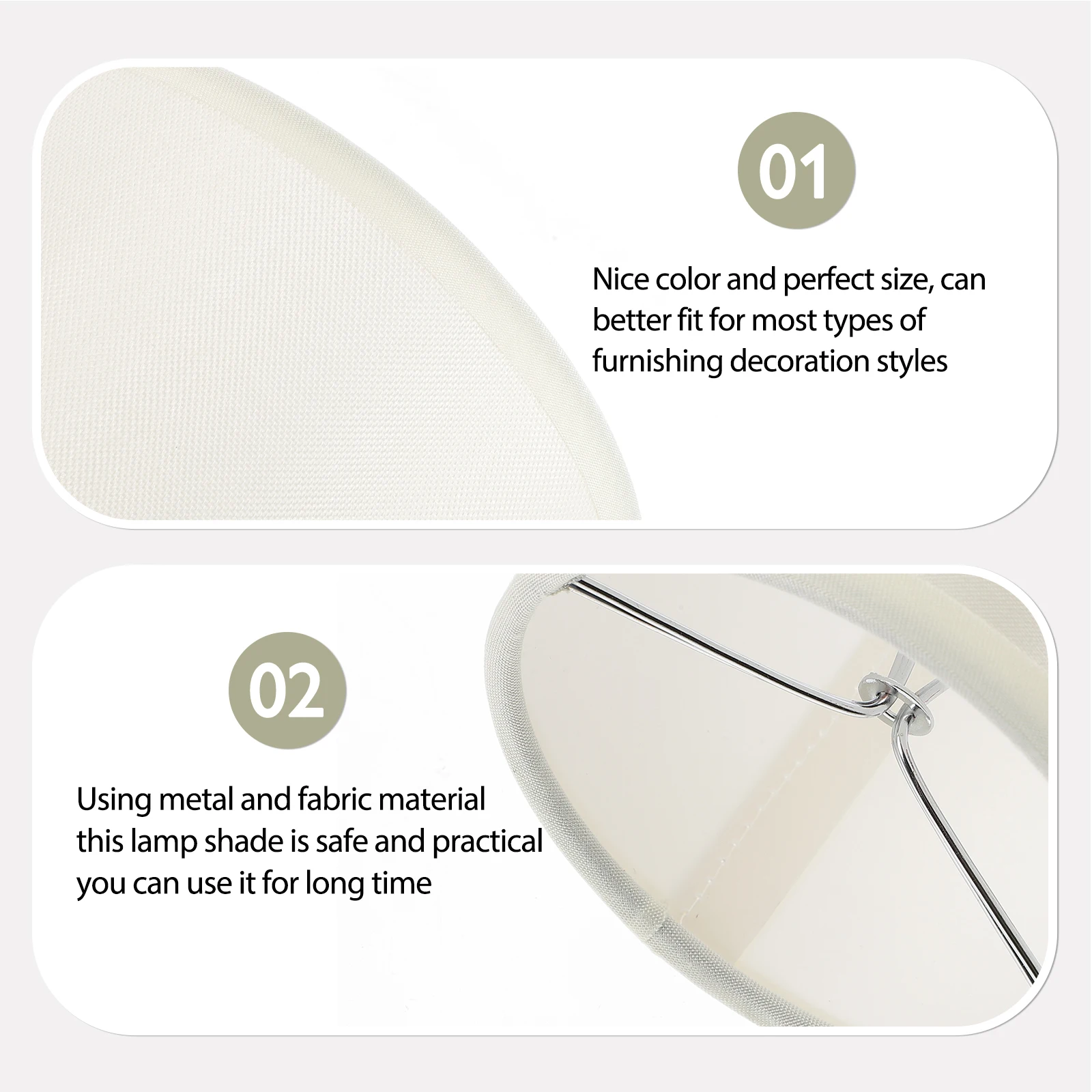 

Fabric Lampshade Cloth Lamp Cover For Table Floor Bedside Lamp Chandelier Wall Light Home Office Decor Lighting Accessory