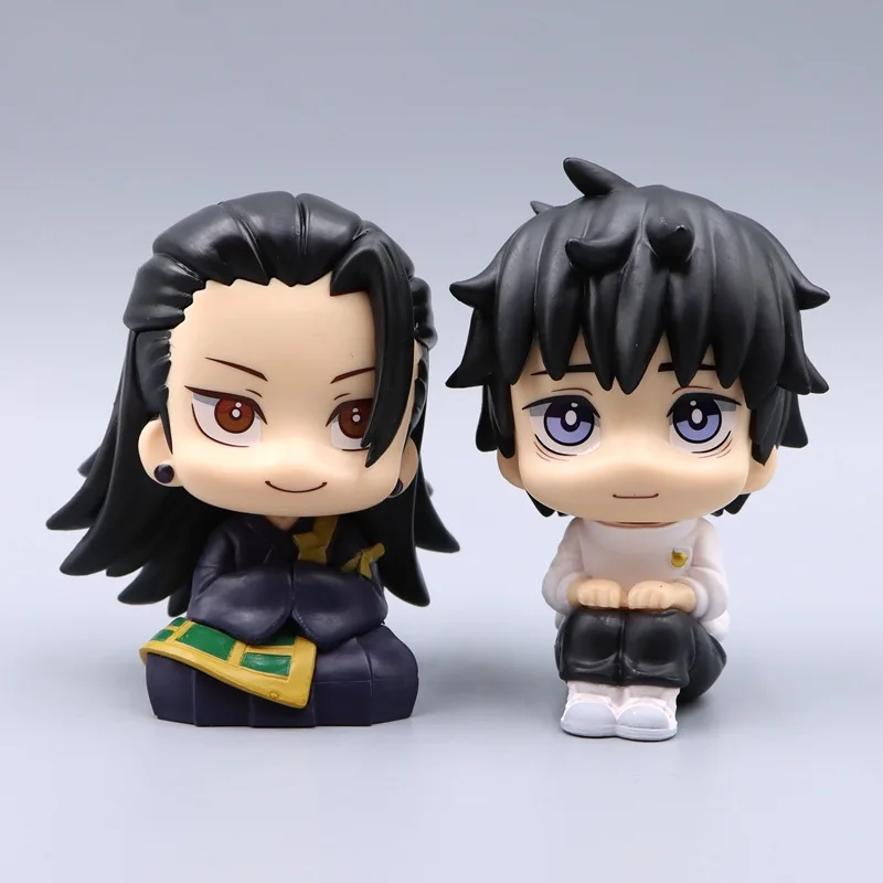 2pcs/set Jujutsu Kaisen PVC Action Figure Toys Cute Gojo And Geto Q Version Anime Model Collection Dolls For Kid Christmas Gift