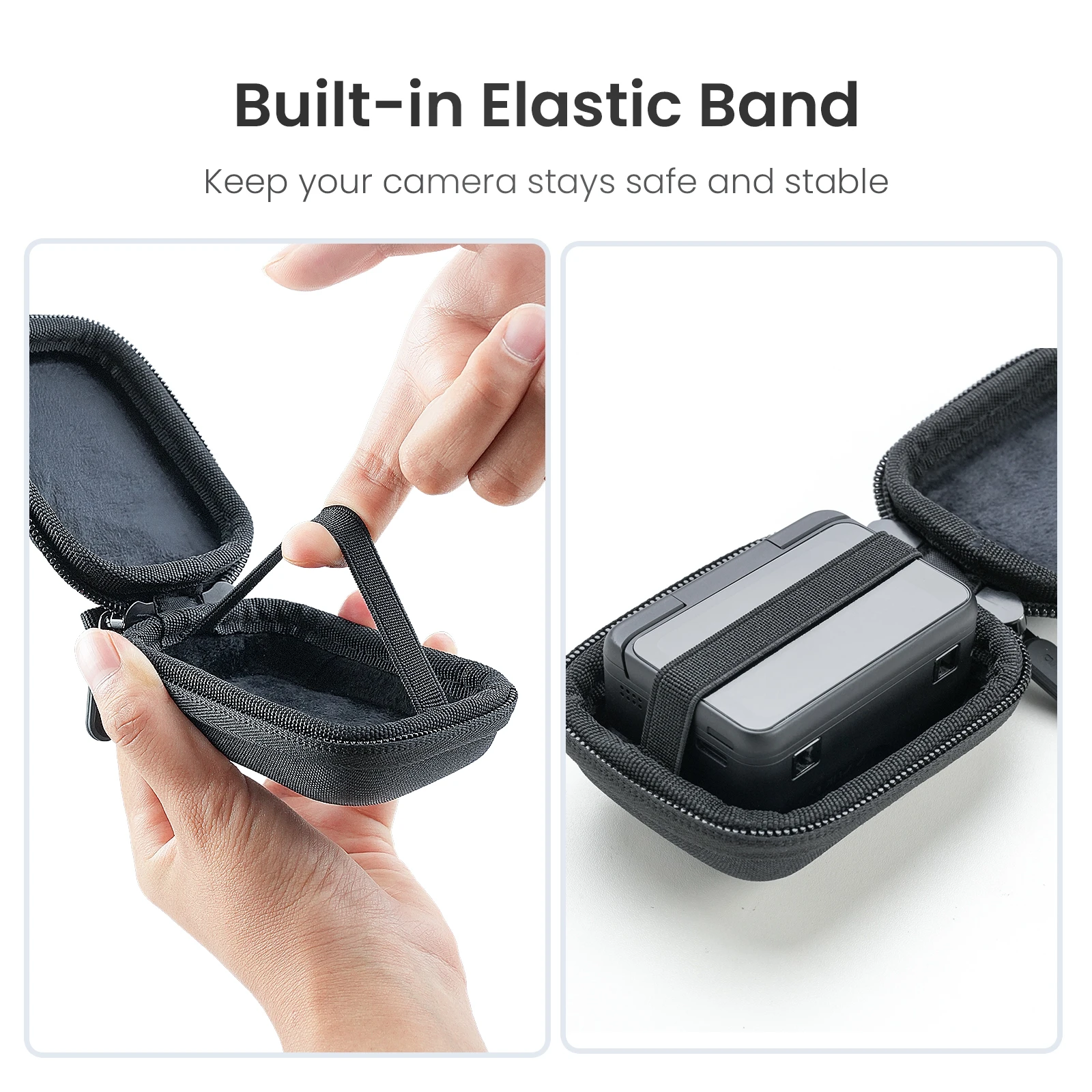 

Mini Carrying Case for Insta360 Go Ultra,Portable Storage Bag Small Protective Case with Carabiner for GO Ultra Camera Accessory