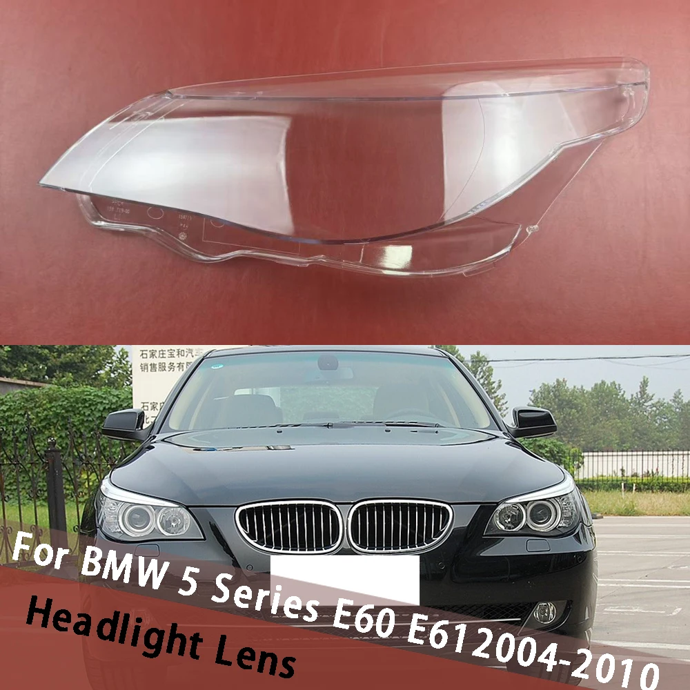 

For BMW 5 Series E60 E61 520i 523 525 530i 2004-2010 (Low) Headlamp Cover Headlight Lampcover Lamp Mask Lampshade Shell Housing
