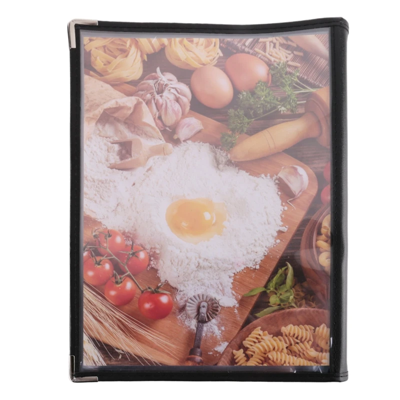 

Transparent Restaurant Menu Covers For A4 Size Book Style Cafe Bar 8 Pages 16 View