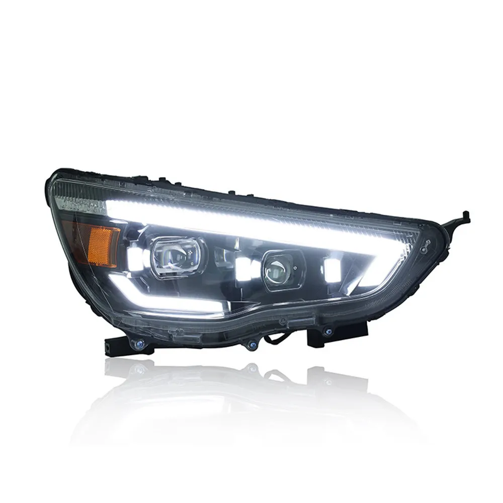 Car Front Lights For Mitsubishi ASX 2013-2019 LED Headlights Assembly Modified Led DRL Turn Signal Lights Automotive Accessories