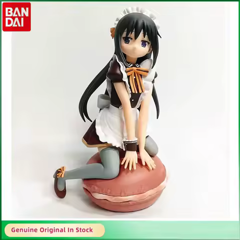 Original BANDAI ICHIBANKUJI Puella Magi Madoka Magica Akemi Homura Macaron Ver Action Figurine Model Toys for Girls Gift