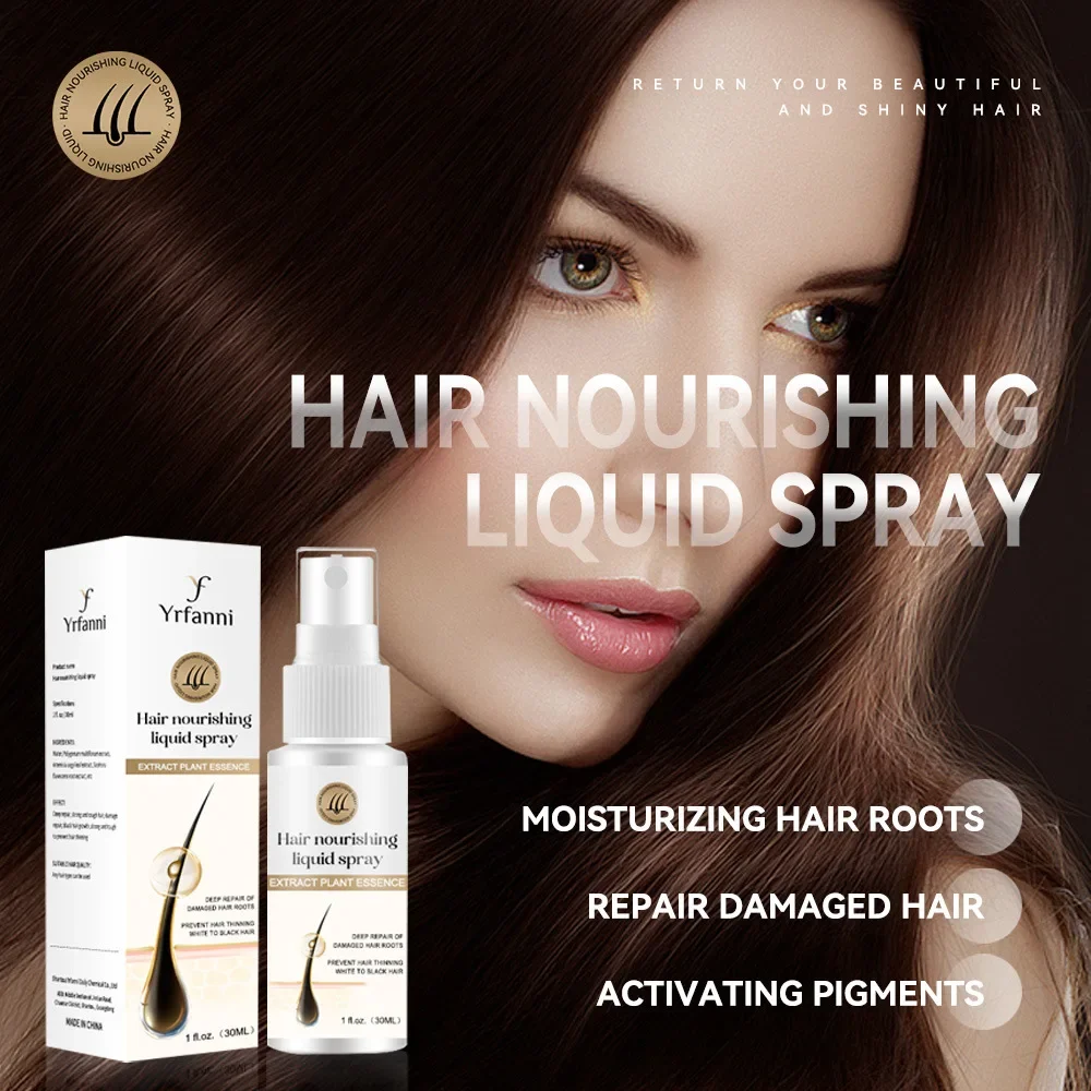 탈모 Hair Nourishing Liquid Spray Natural Extract Essence Activate Melanin Prevent Hair Thinning Nourishing Hair Roots