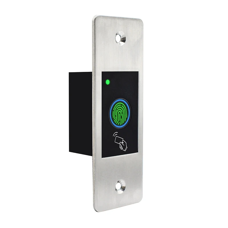 

Wall Mounted Embedded 125KHz RFID Proximity Fingerprint Access Control Reader Biometric Door Lock controller