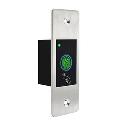 Wall Mounted Embedded 125KHz RFID Proximity Fingerprint Access Control Reader Biometric Door Lock controller