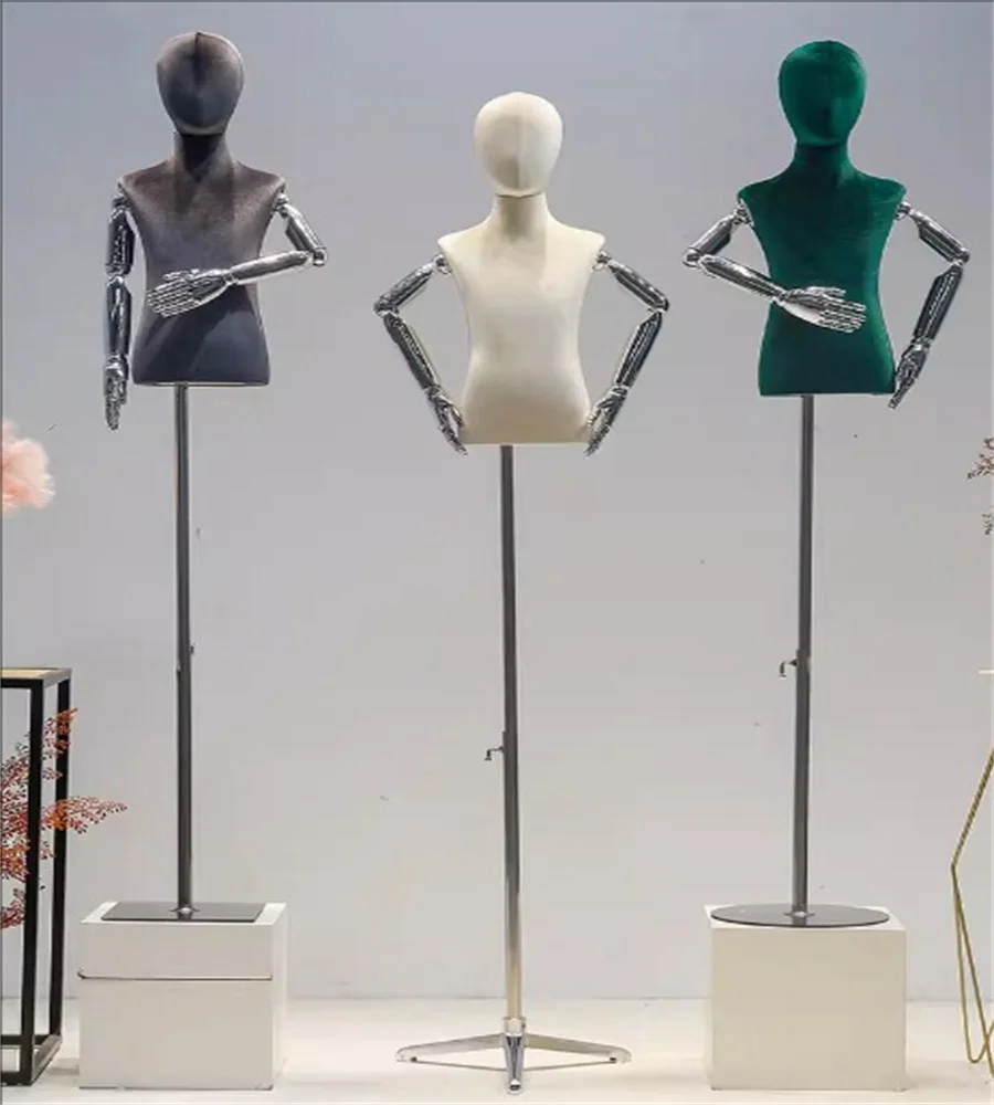 3-4Years Child Clothes Dummy Head Mannequins For Boutique Half-Style De Couture, Clothing, Disc Chassis, AT303GA