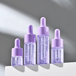 7color 1pc Portable Refillable Mini Dropper Bottle Set 5/10ml Empty Macaron Color Glass Essential Oil Vials Reusable Container