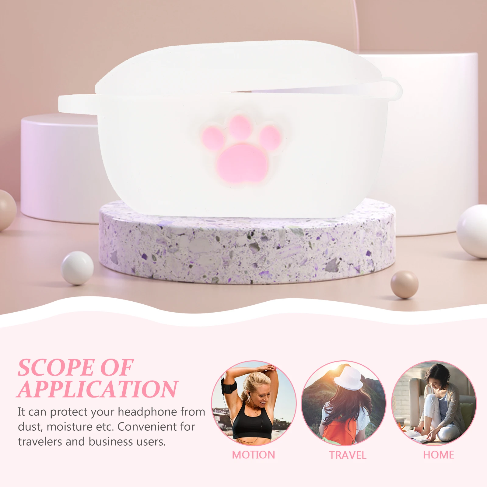 

Earphone Protective Case for Wave 100tws Silicone Earbud Shell Soft Anti-Drop Earphone Charging Case Cover Protective Shell