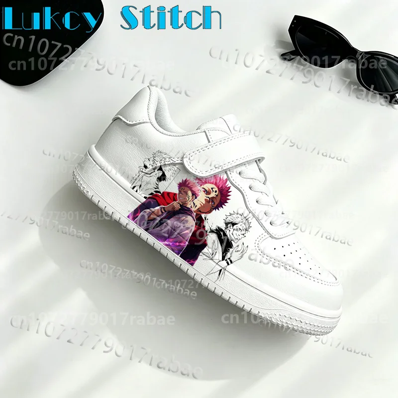 Picture 4: 2026 Ryomen Sukuna Cool Anime Design Character Shoes Kids Sneakers Boys Girls White Casual Shoes Birthday Holiday Gift