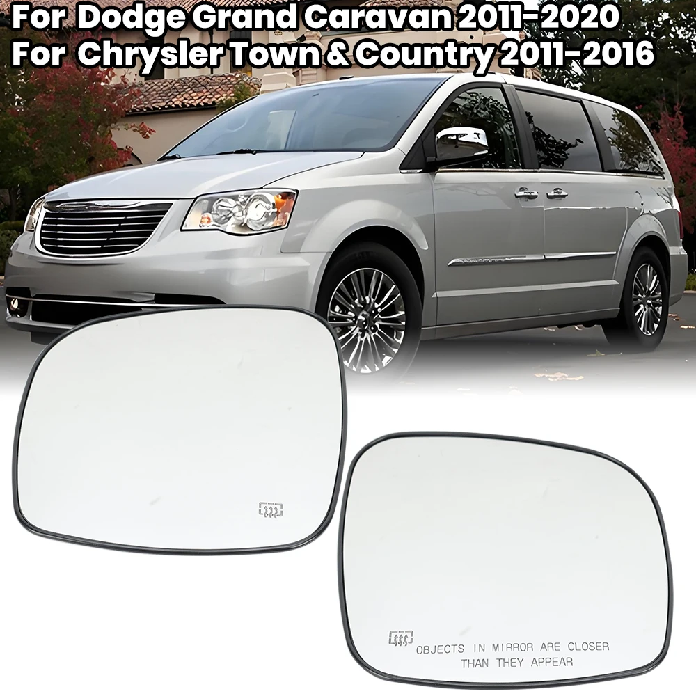 

Rearview Mirror Glass Lens For Dodge Grand Caravan 2011-2020 For Chrysler Town & Country 2011-2016 Side Mirror Car Accessories