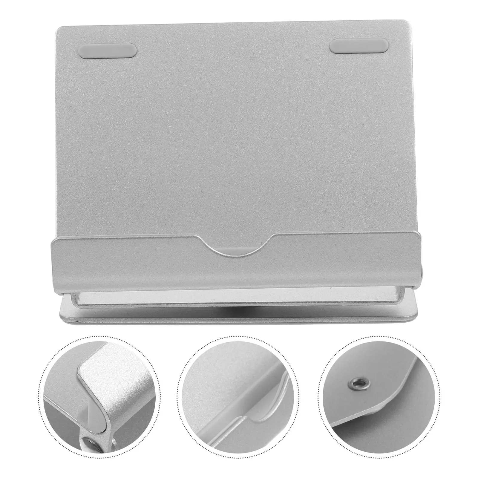 

Desktop Aluminum Alloy Tablet Stand Foldable Adjustable 360 Degree Rotatable Phone Holder for Desk Bedside Office Cellphone