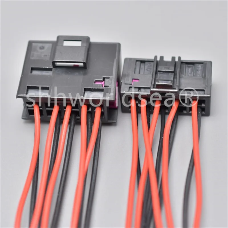 1Sets 10Pin Auto Electronic Connector Wire Harness Seat Heating Male Female Plug Socket For 7L0972762 8E0972710 With Cable