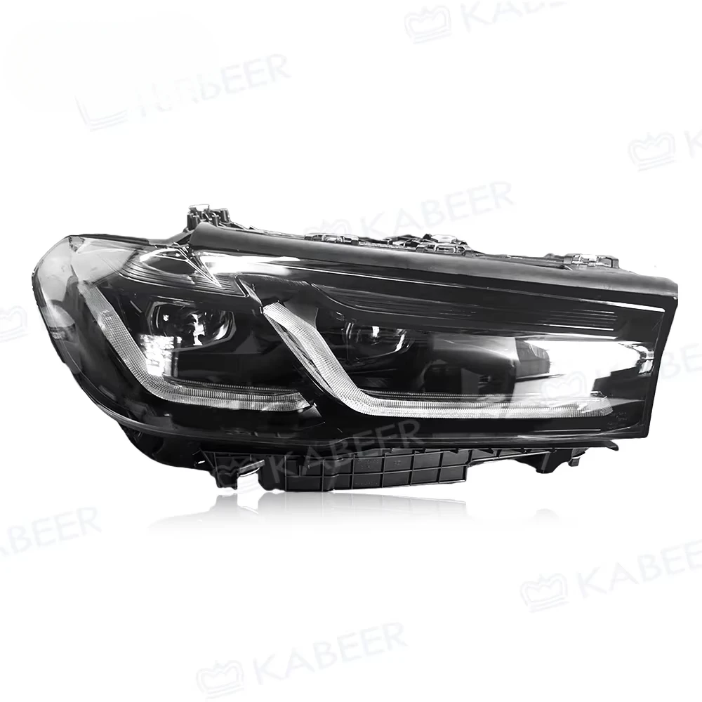 

Modified Car Headlights Upgrade Full Light Emitting Diode Car Lights Suitable for BMW 5 Series G30 G38 F80 F90 Black Style