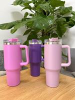 40oz handle ice cup, 304 car cup, large milliliter heat and cold preservation cup, beer, cola, car water cup