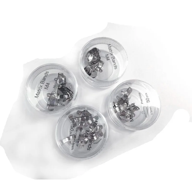 Laboratory Material M4 Buccal Ridges, Perforated Stainless Steel Buccal Ridges, Lab Buccal Ridges, 50 Pieces/box s