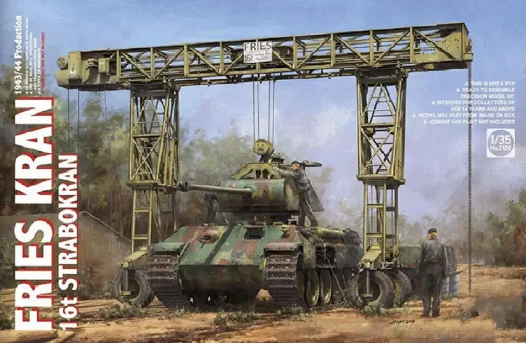

TAKOM 2109 1/35 картофель фри кран 16t Strabokran 1943/44 производственная модель