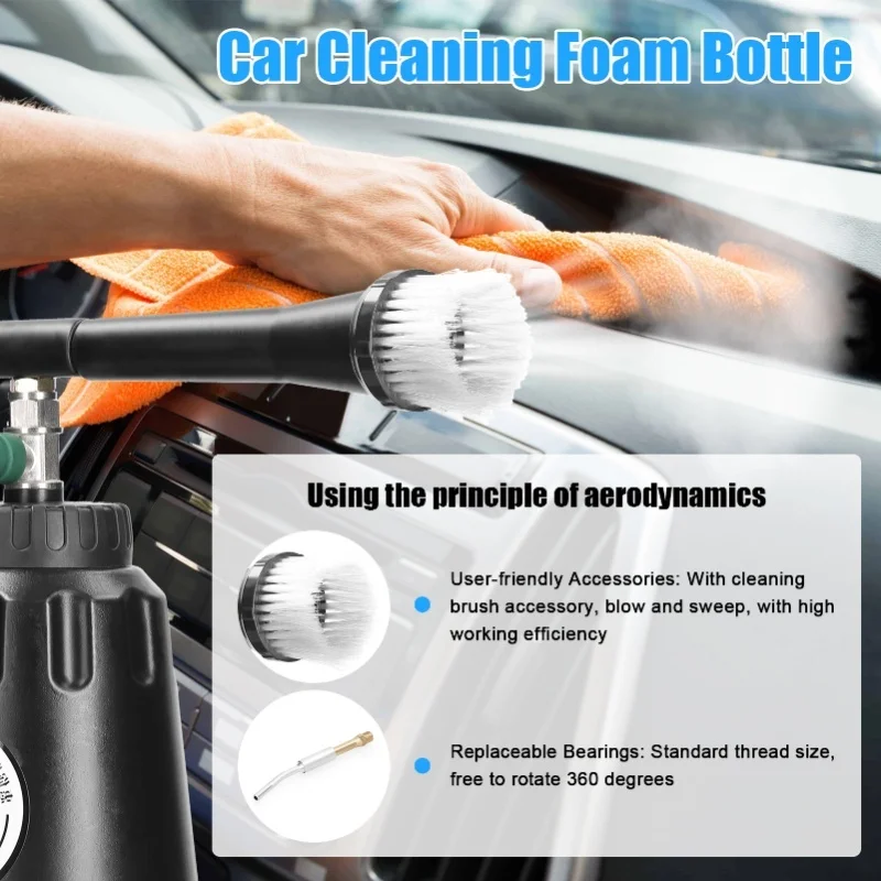 C5 Copper Bearing Connector Accessory For Tornado Cleaning Tool Air Blow-Dust Auto Cleaner High Pressure Car Washer Spare Par