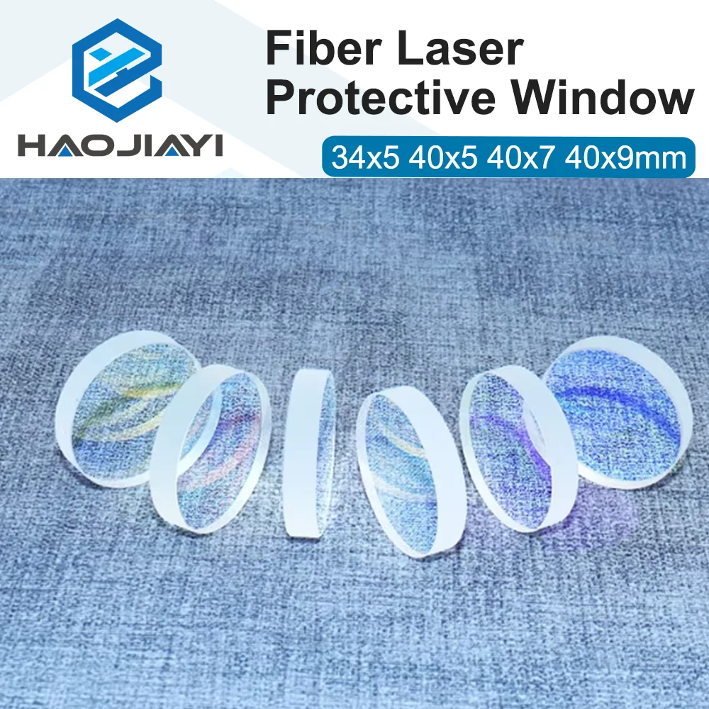 Fiber Laser Protective Window 34x5 40x5 40x7 40x9mm for DNE BOCI 1064nm Fiber Laser Cutting Head