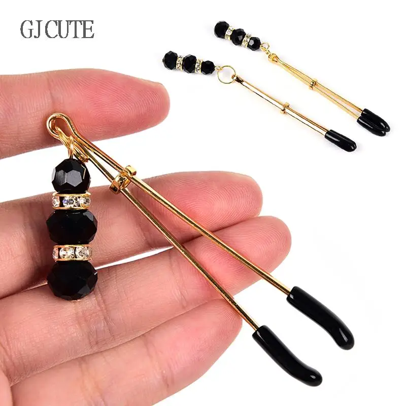 1 Pair Breast Labia Clips Clit Clamp Adjustable Erotic Product Adult Game Sex Toys For Couples Nipple Clamps With Jewelry