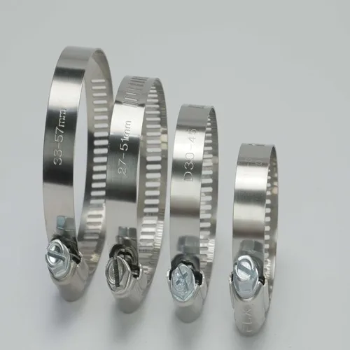 Hose Clamp 304/316/201 Stainless Steel Worm Gear Assortment Kit 6-32mm 50-800mm Heavy Duty Leak-Proof Clips 8mm / 10mm / 12mm