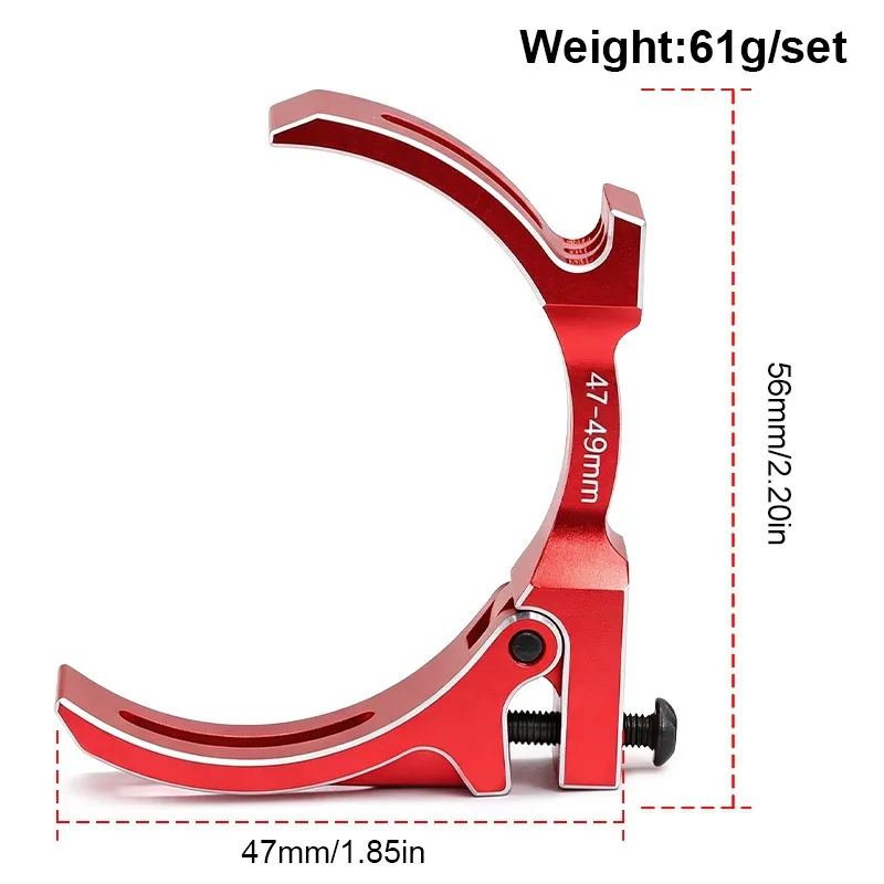 47-49mm Metal Fan Holder for 1717 4985 Motor Cooling Fan for 1/5 TRAXXAS X-MAXX XRT Arrma Kraton Outcast RC Car Upgrade Parts