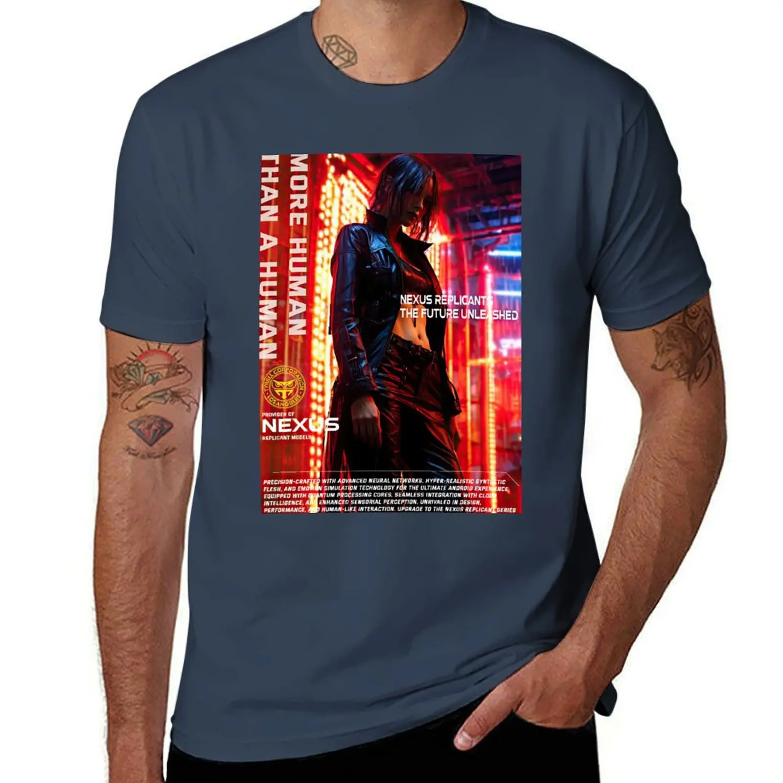 

Bladerunner Replicant ad 2 T-Shirt Creative Graphic Tee Shirt