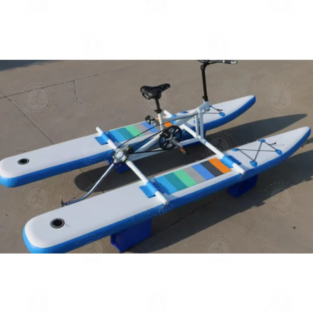 Inflatable Water Bike - Stable & Smooth Riding, Lightweight and Foldable, Perfect for Leisurely Lakeside & River Cruises