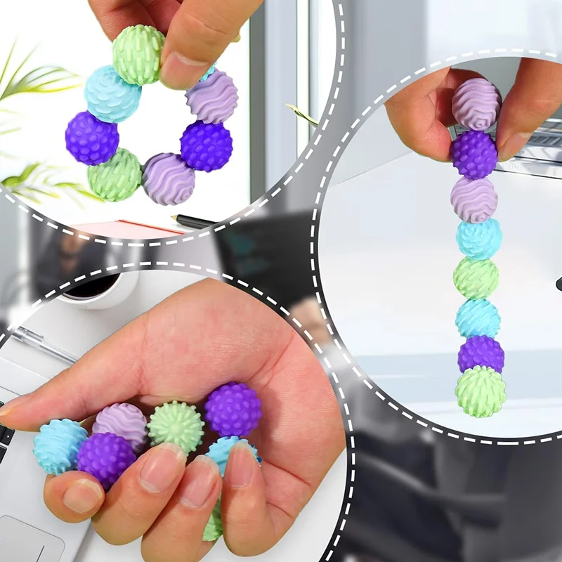 Induction Magnetic Ball Fidget Toy Children's Stress Relief Game Adult Anxiety Relief Tactile Perception Worry Ball Induction