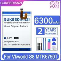 Long-Lasting High Compatibility Mobile Phone Battery For Vkworld S8 MTK6750T 6300Mah